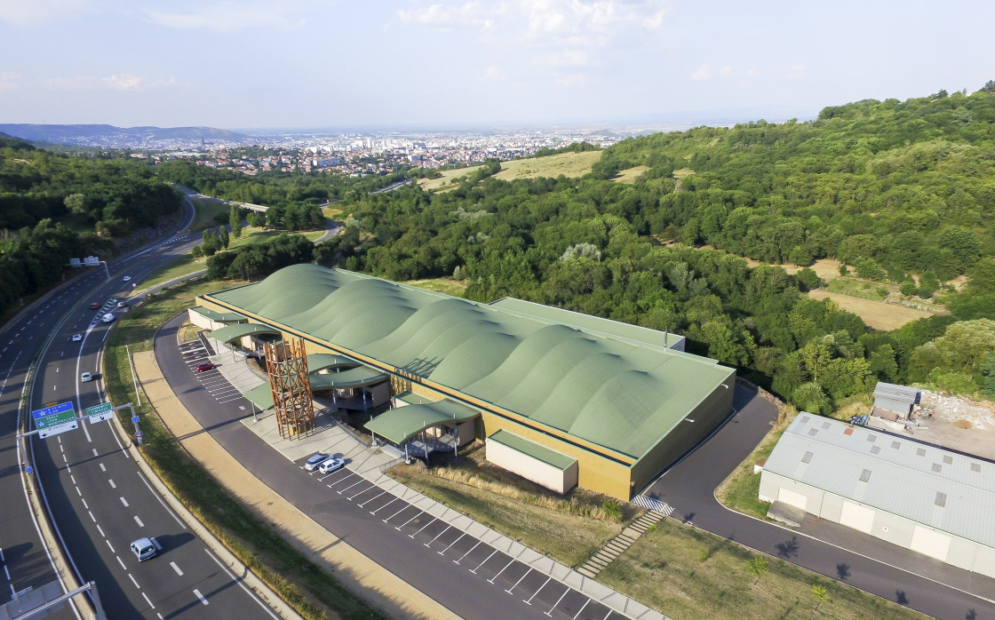 Vue aérienne de l'Artenium